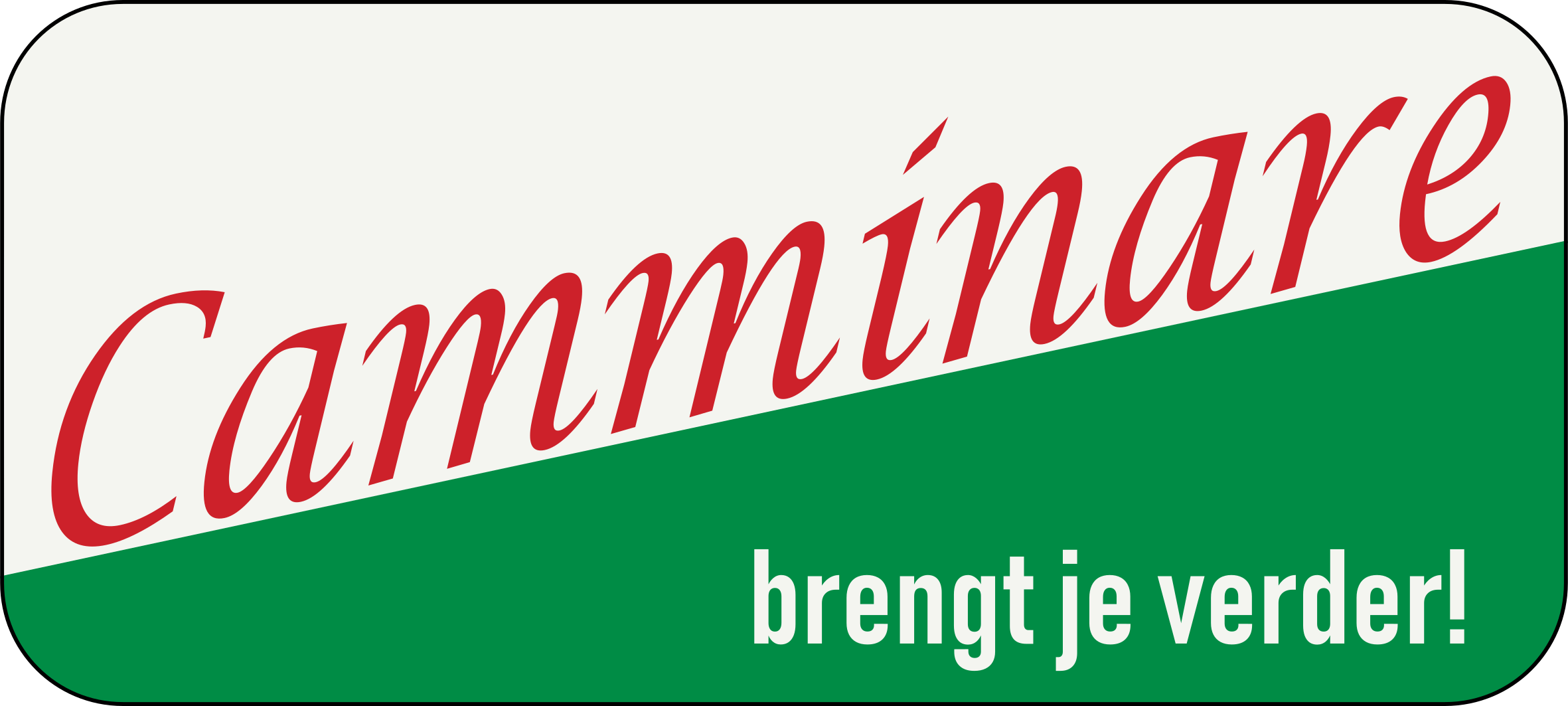 Logo – Camminare brengt je verder